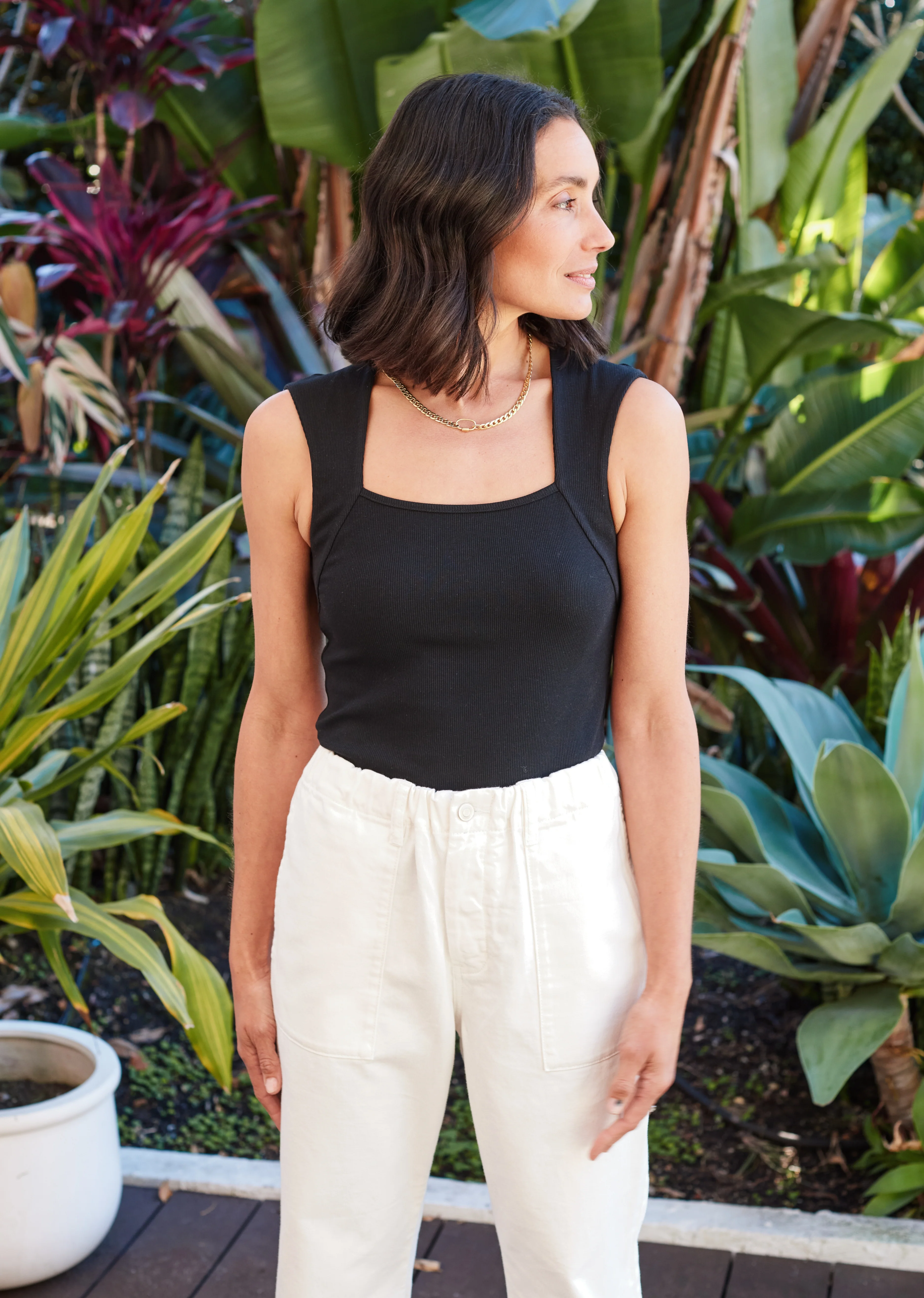 BROOKLYN PANT - WHITE - Image 4