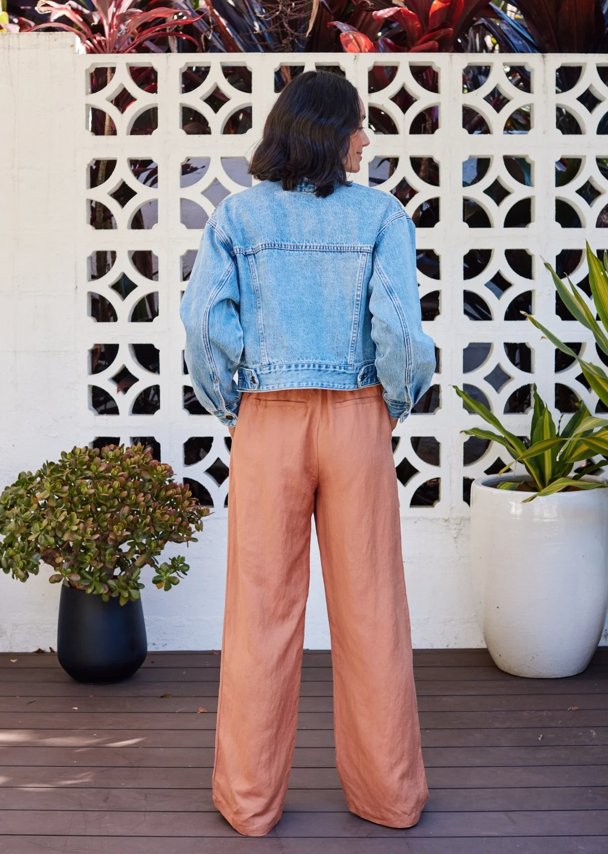 CHARLIE CROP DENIM JACKET - Image 8