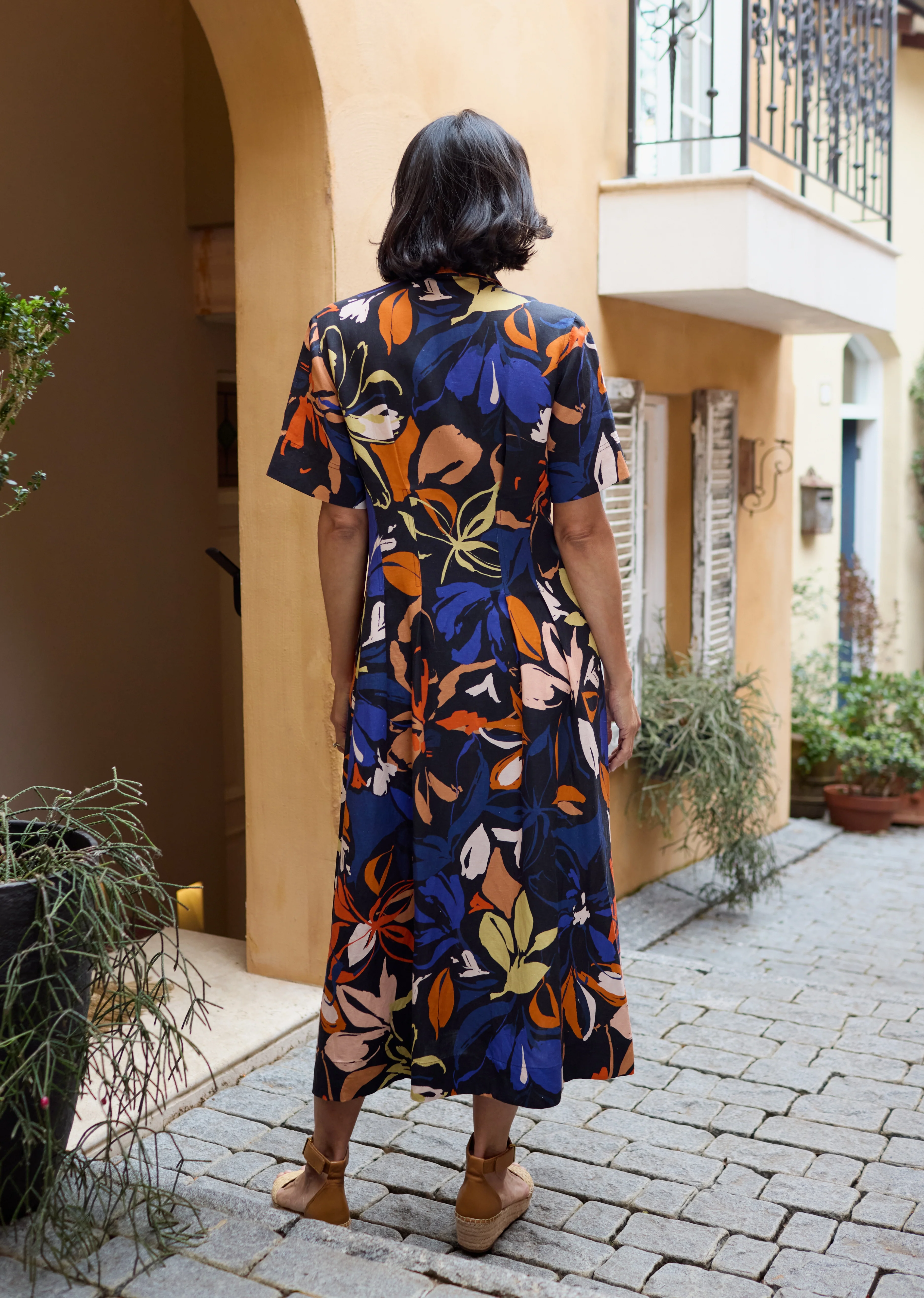 CLEO MIDI DRESS - MAISIE PRINT - PETITE - Image 5