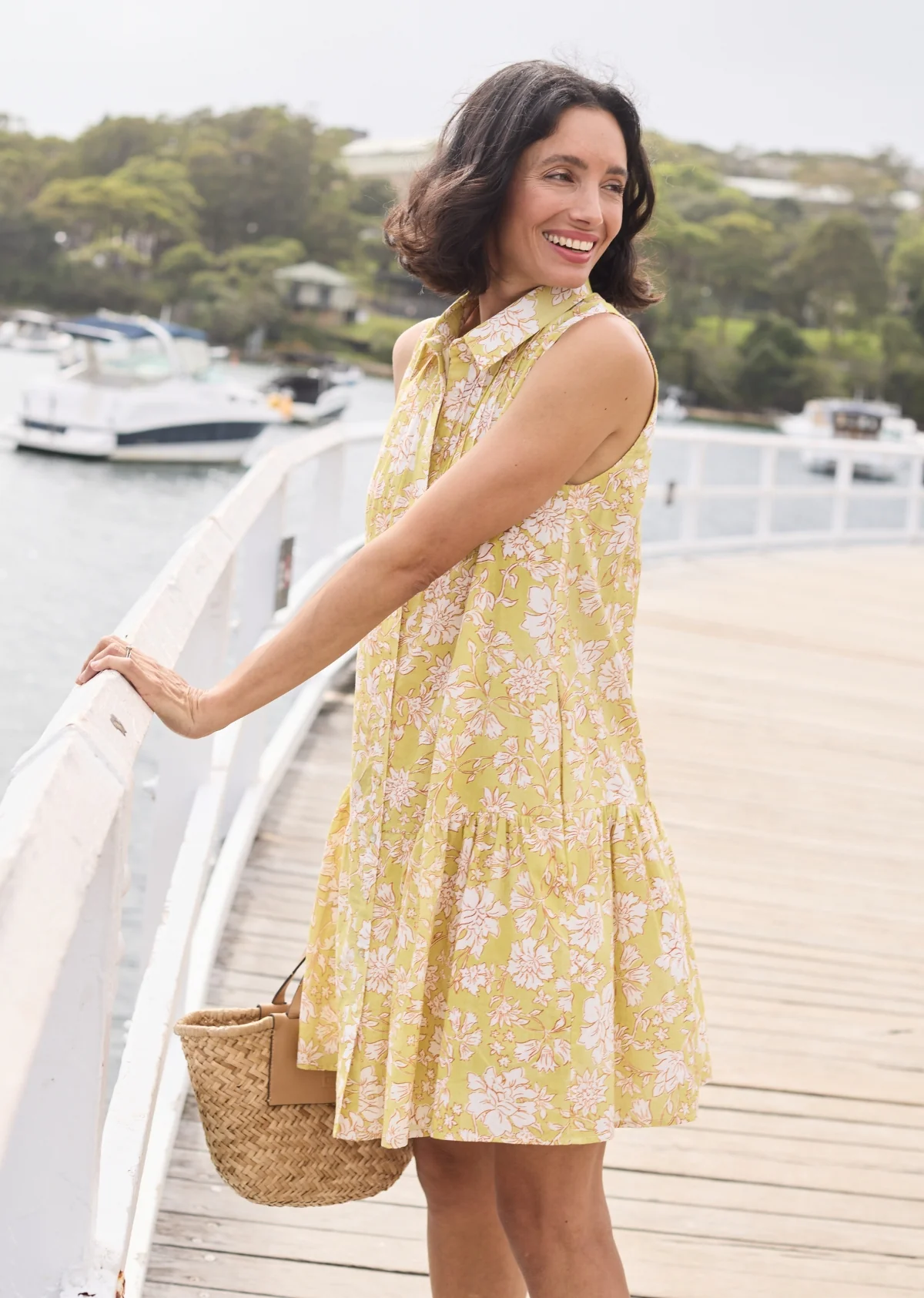CORINNE MINI DRESS - HAVANA PRINT - Image 6