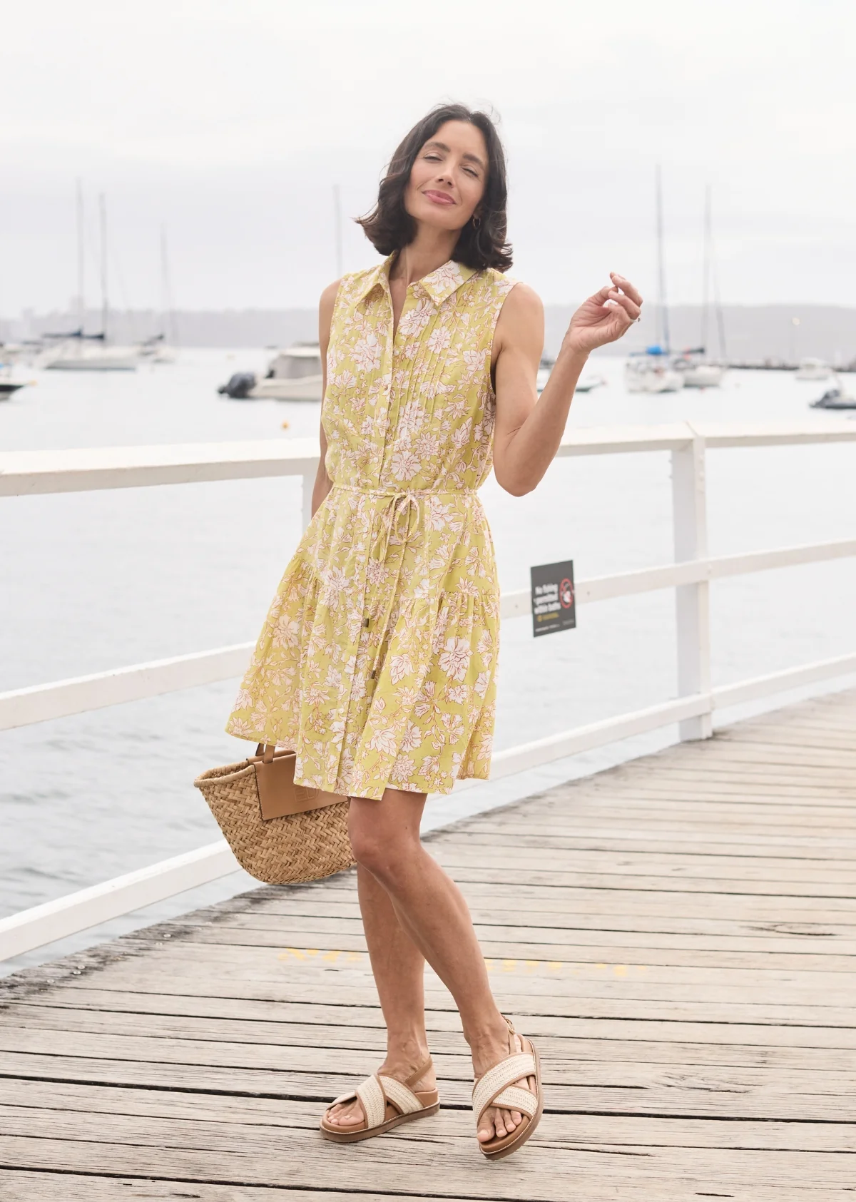 CORINNE MINI DRESS - HAVANA PRINT - Image 8