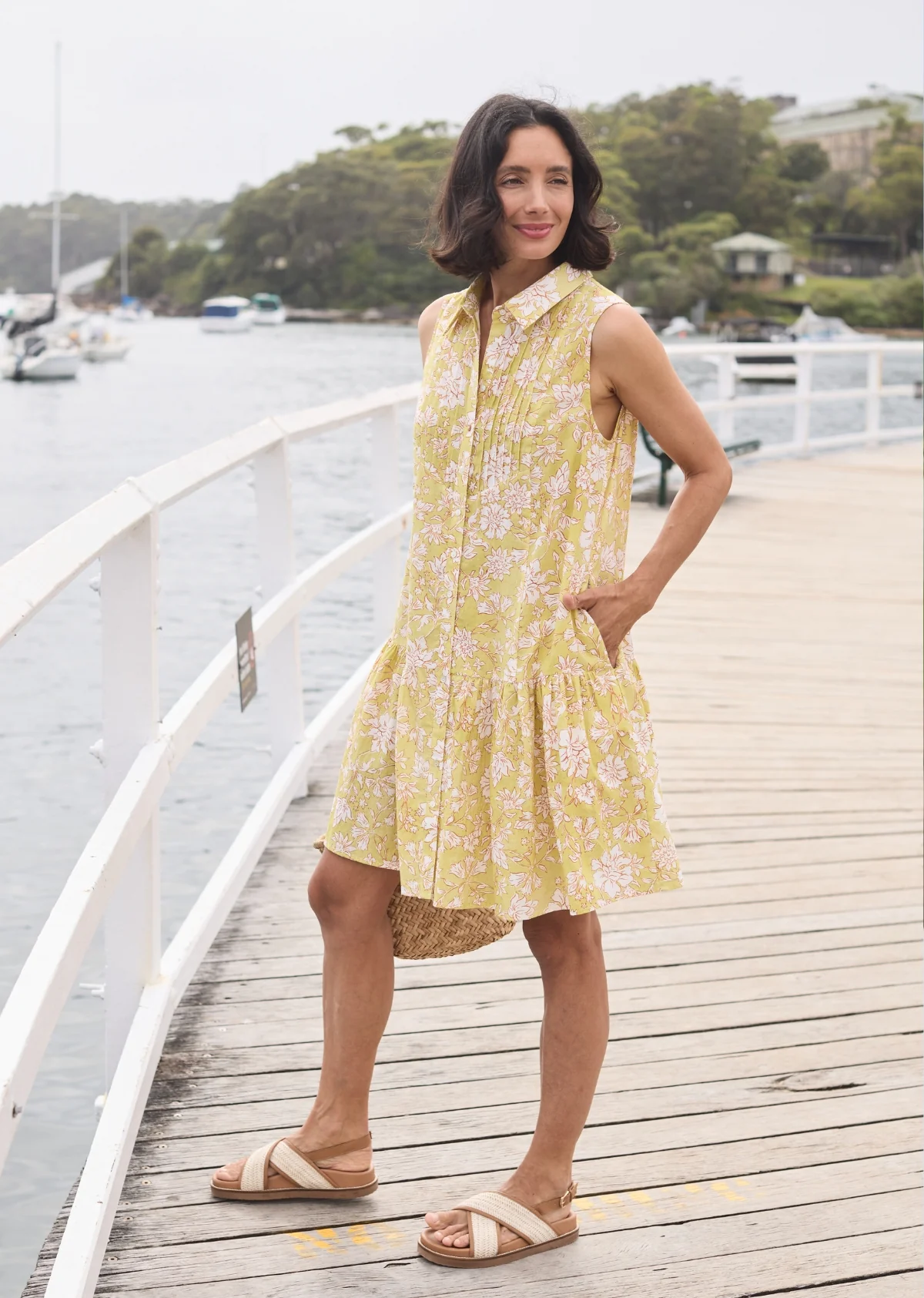 CORINNE MINI DRESS - HAVANA PRINT - Image 9
