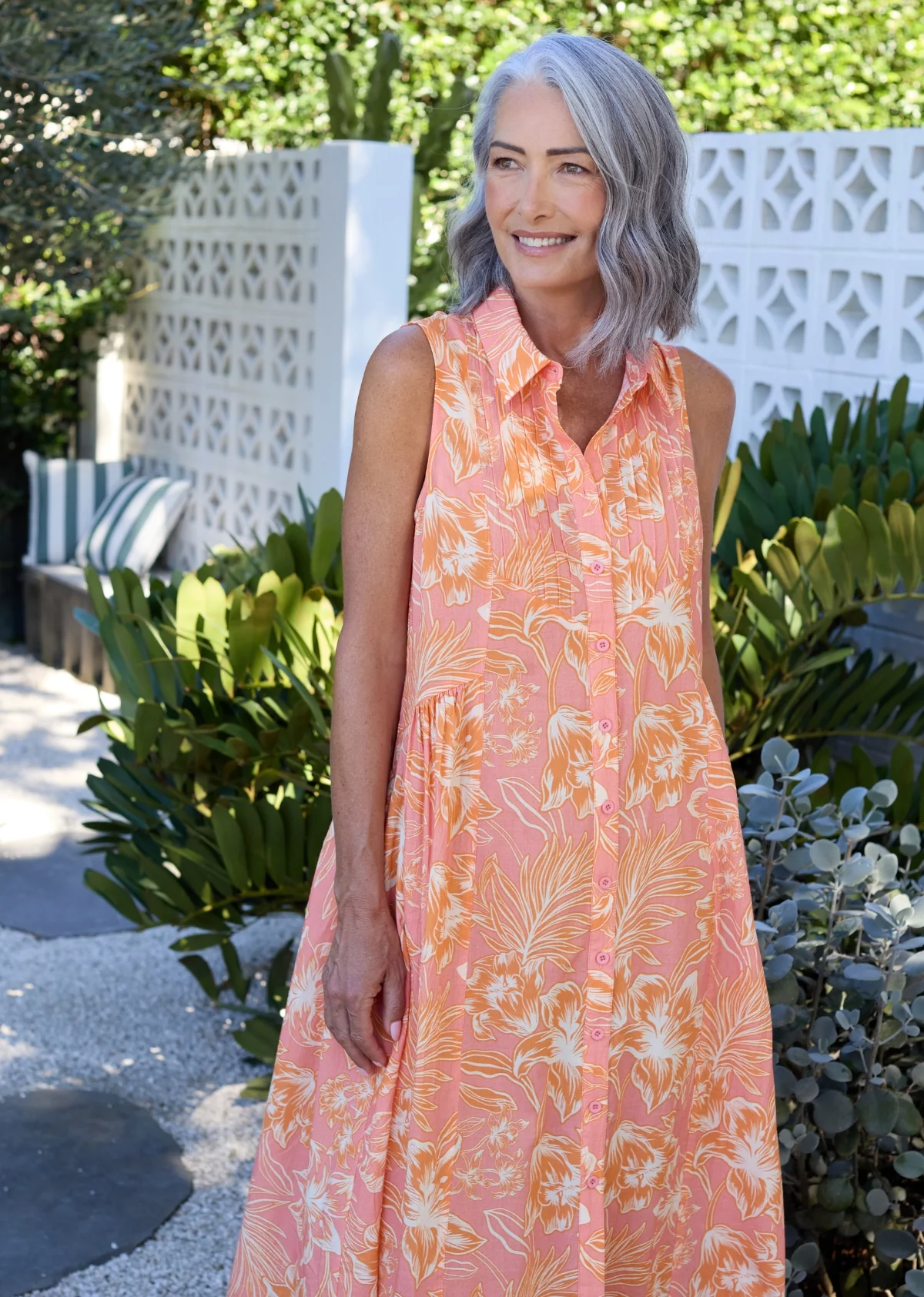 CORINNE SHIRTDRESS - AURELIA PRINT - Image 4