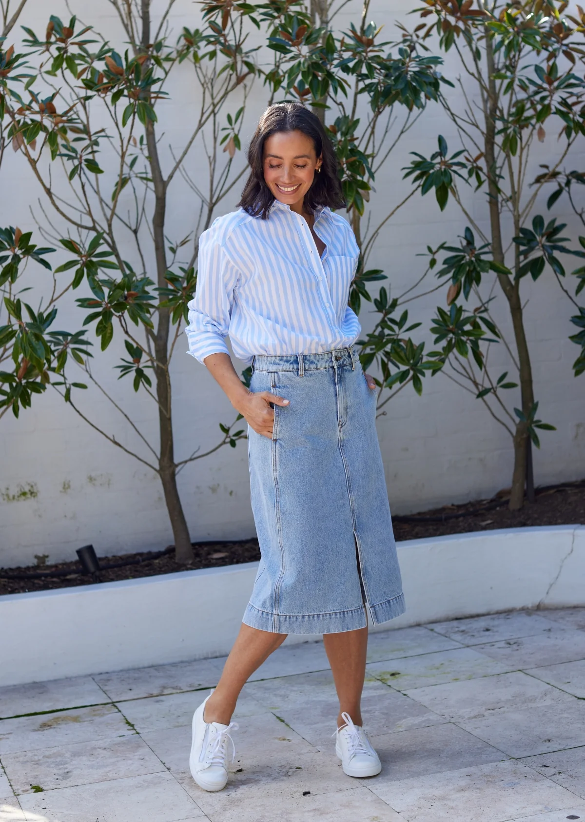 EMERY DENIM SKIRT - Image 7