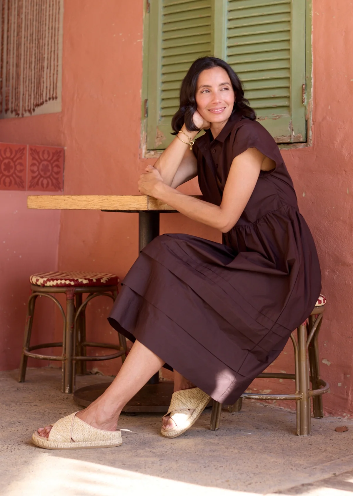 GRACIE SHIRTDRESS - CHOCOLATE - Image 7
