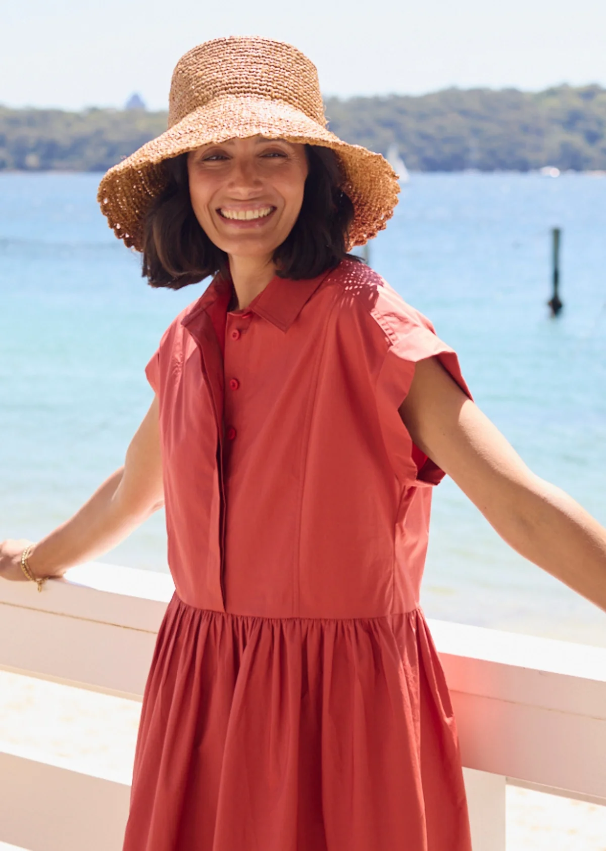 GRACIE SHIRTDRESS - TUSCAN ROSE - Image 7