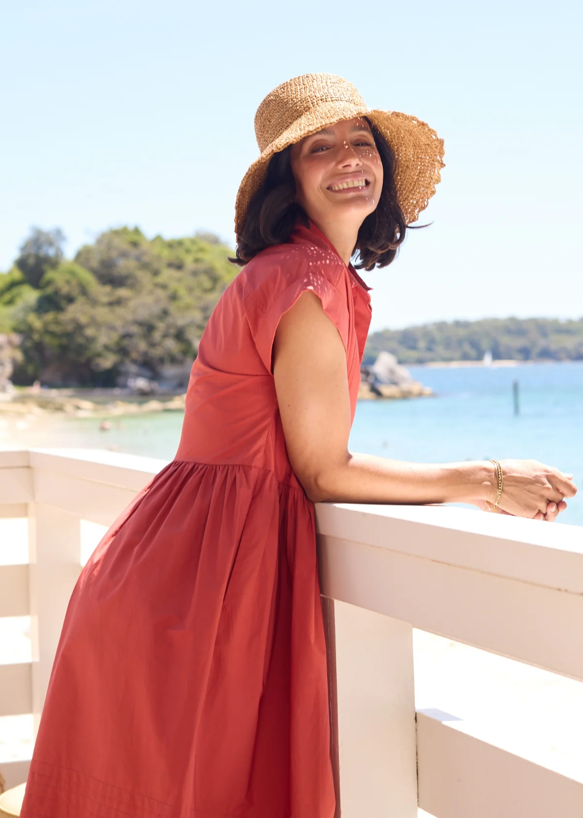 GRACIE SHIRTDRESS - TUSCAN ROSE - Image 8