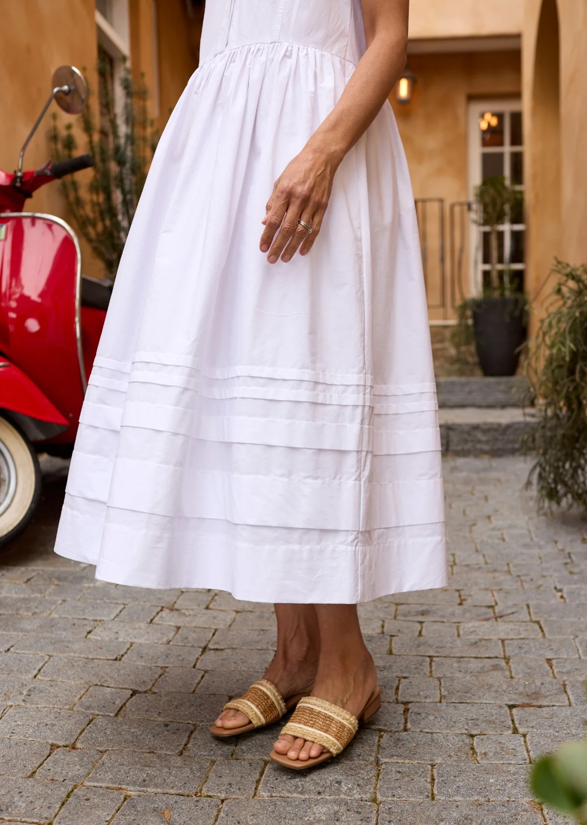 GRACIE SHIRTDRESS - WHITE - Image 3