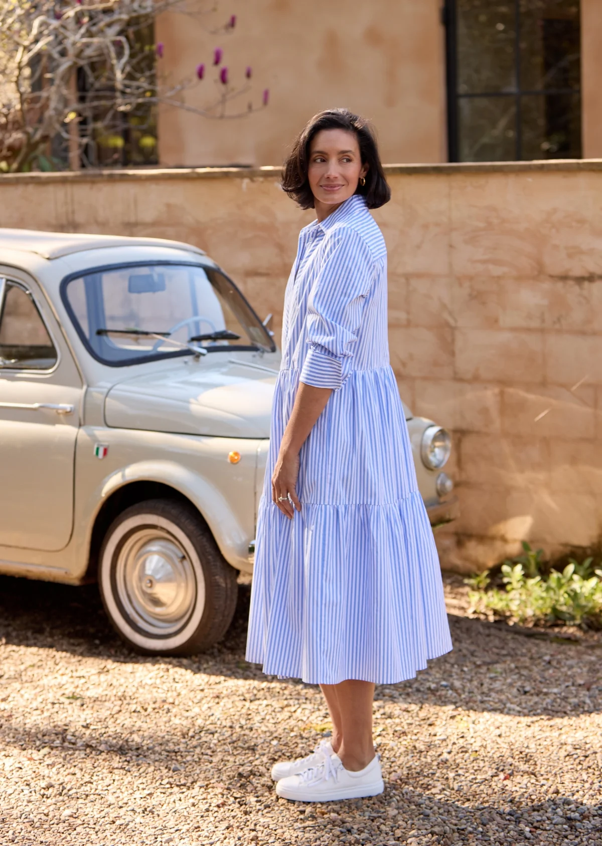 JASMINE SHIRTDRESS - SKY BLUE - PETITE - Image 6