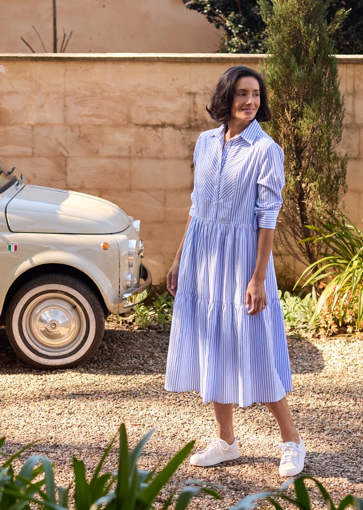 JASMINE SHIRTDRESS - SKY BLUE - PETITE - Image 8
