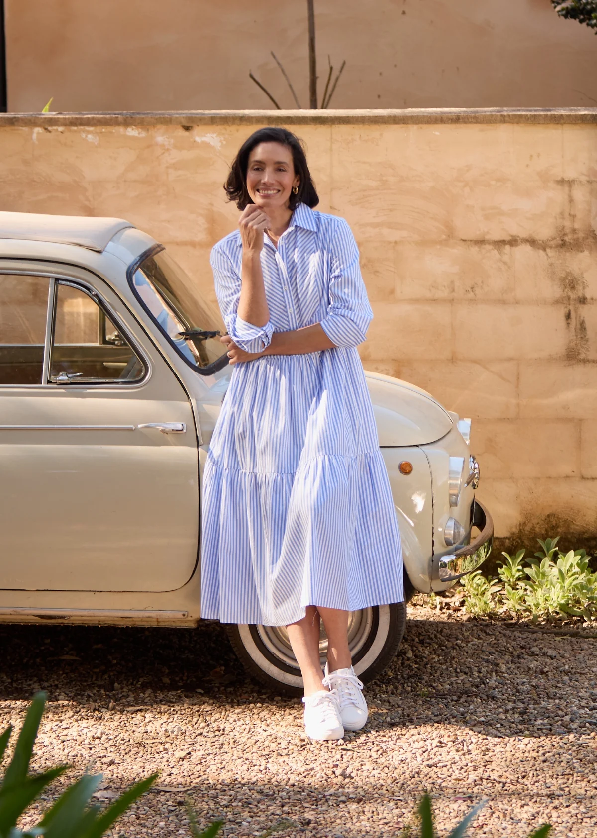 JASMINE SHIRTDRESS - SKY BLUE - PETITE - Image 9