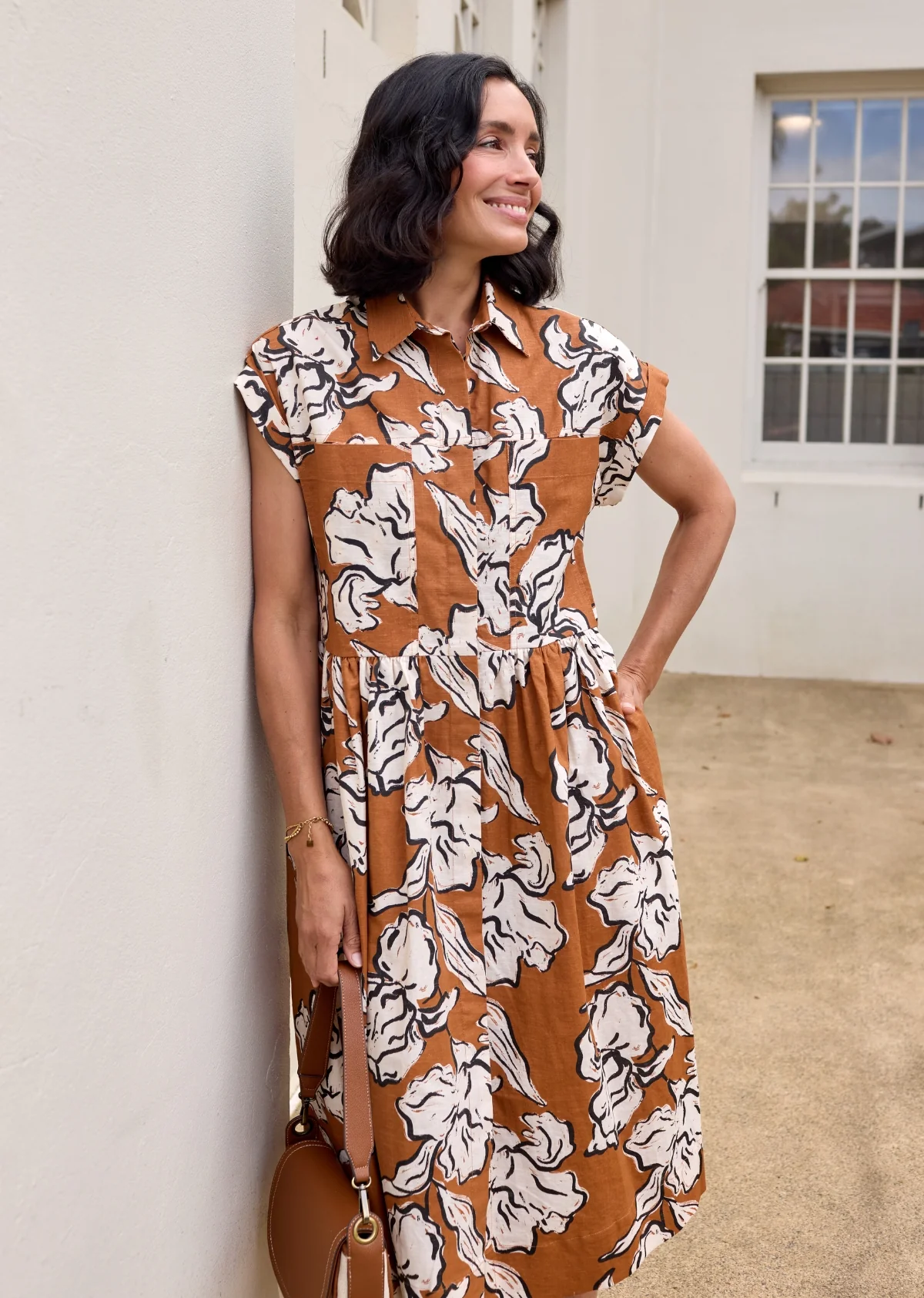 HARPER SHIRTDRESS - PEONY PRINT - Image 11