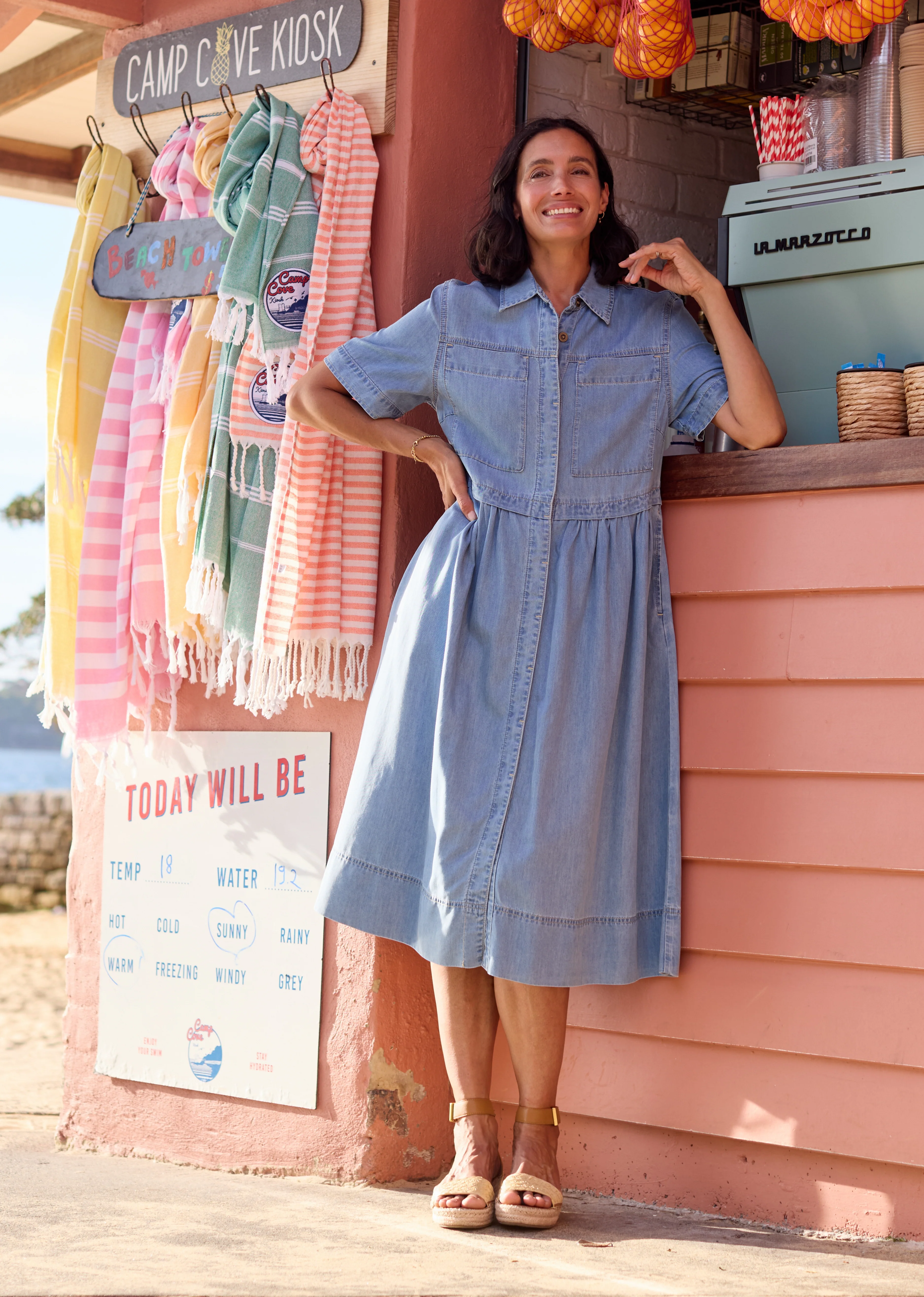 JAGGER CHAMBRAY DRESS - Image 6