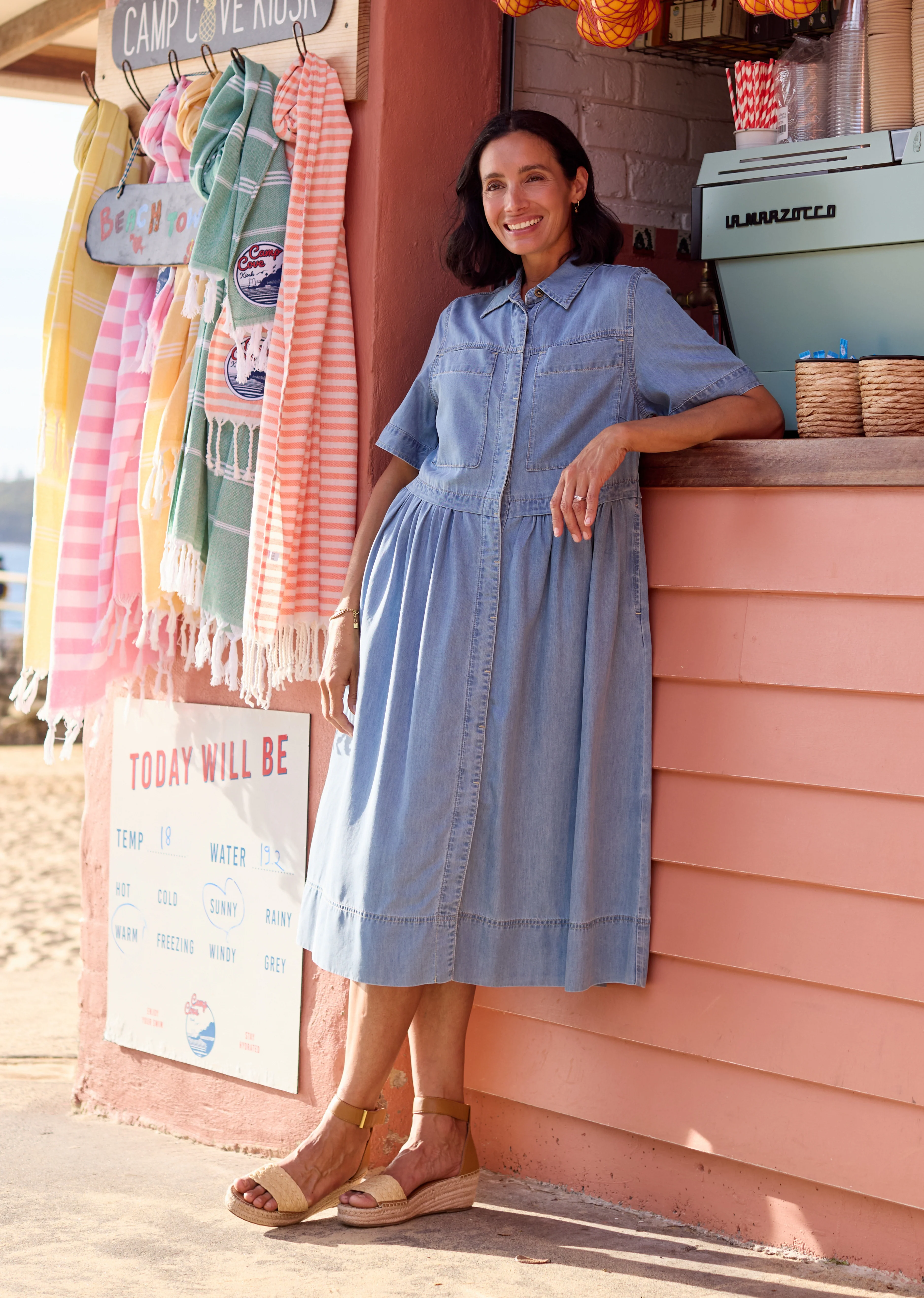 JAGGER CHAMBRAY DRESS - Image 9