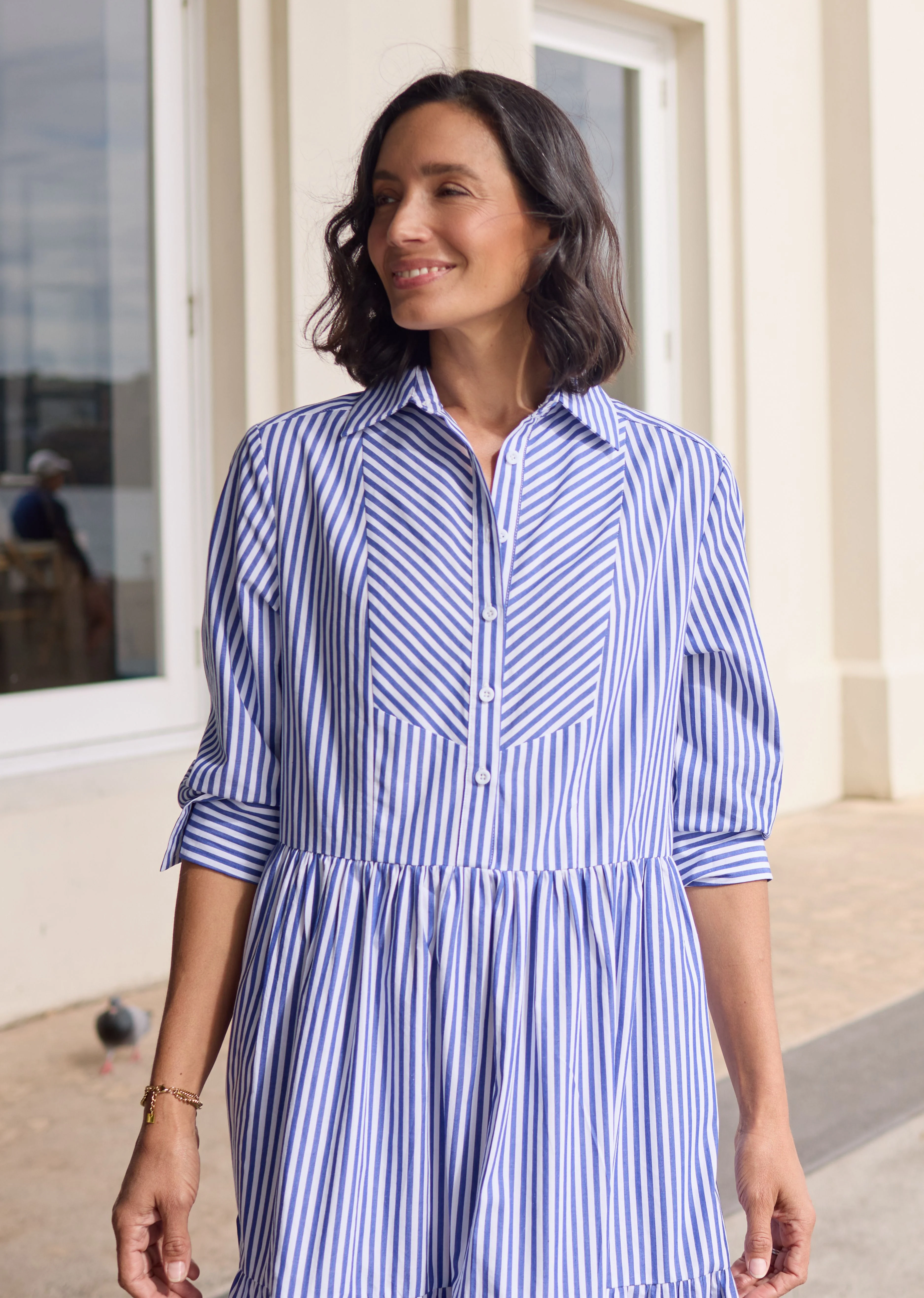 JASMINE SHIRTDRESS - NAVY - Image 4