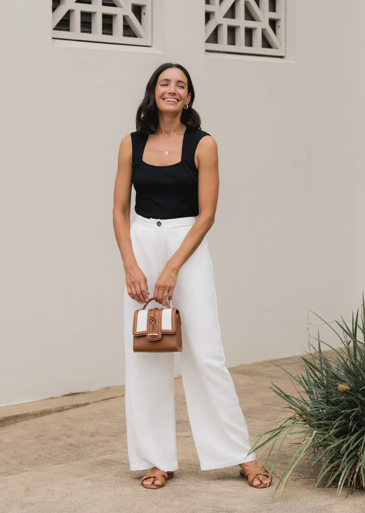 JEMIMA RIB TANK - BLACK - Image 3