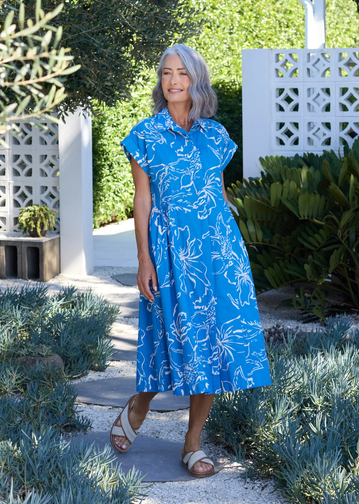 MARGOT SHIRTDRESS - ARCADIA PRINT - Image 8