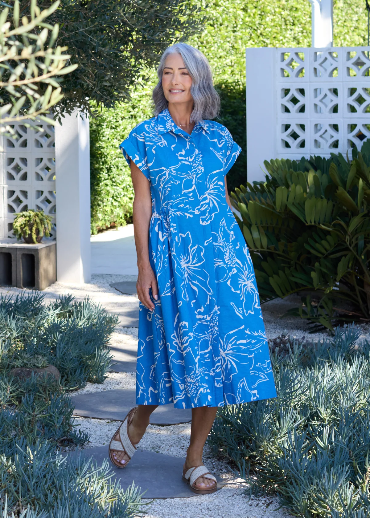MARGOT SHIRTDRESS - ARCADIA PRINT - Image 9