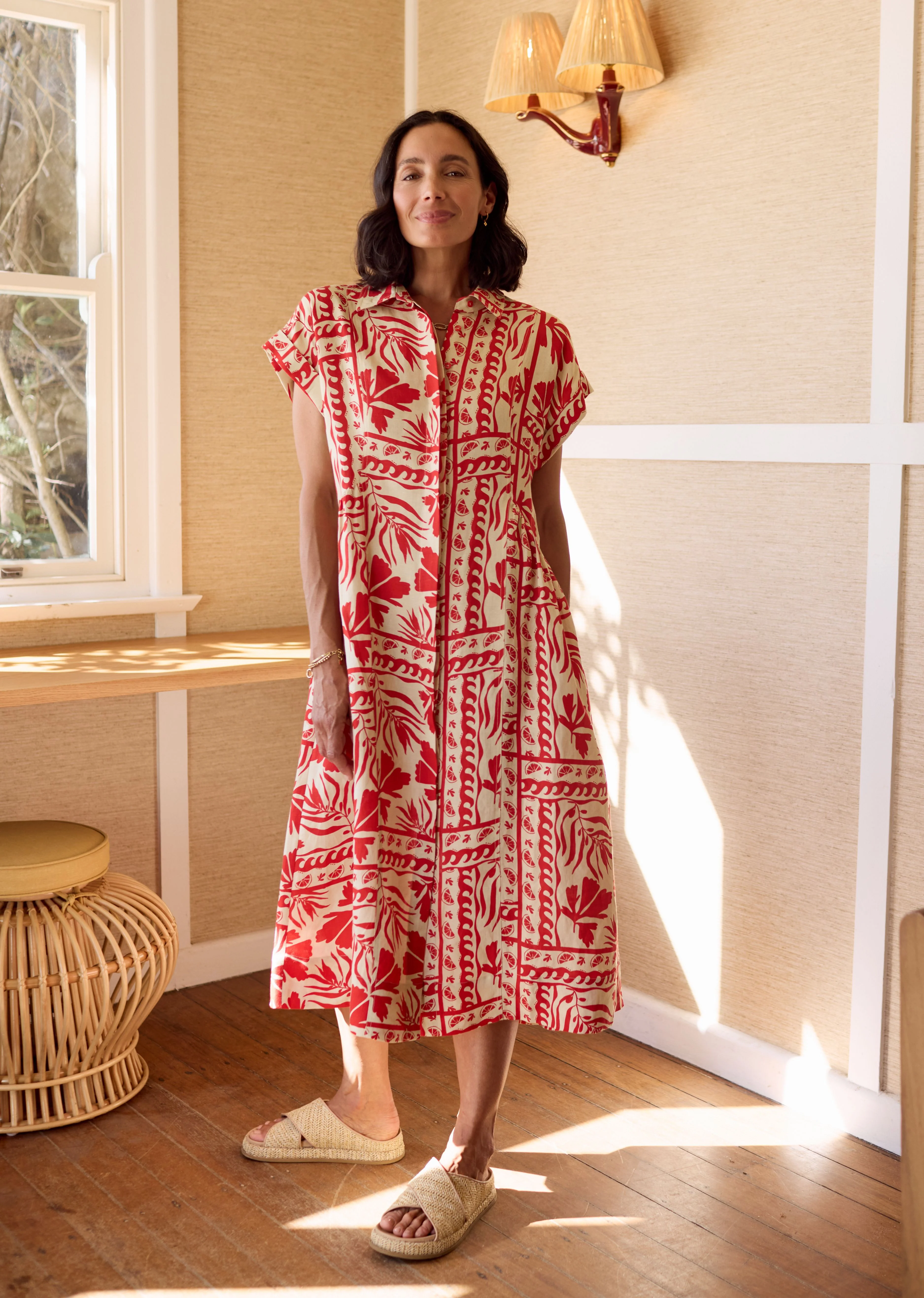 MARGOT SHIRTDRESS - SOLEIL PRINT - Image 5