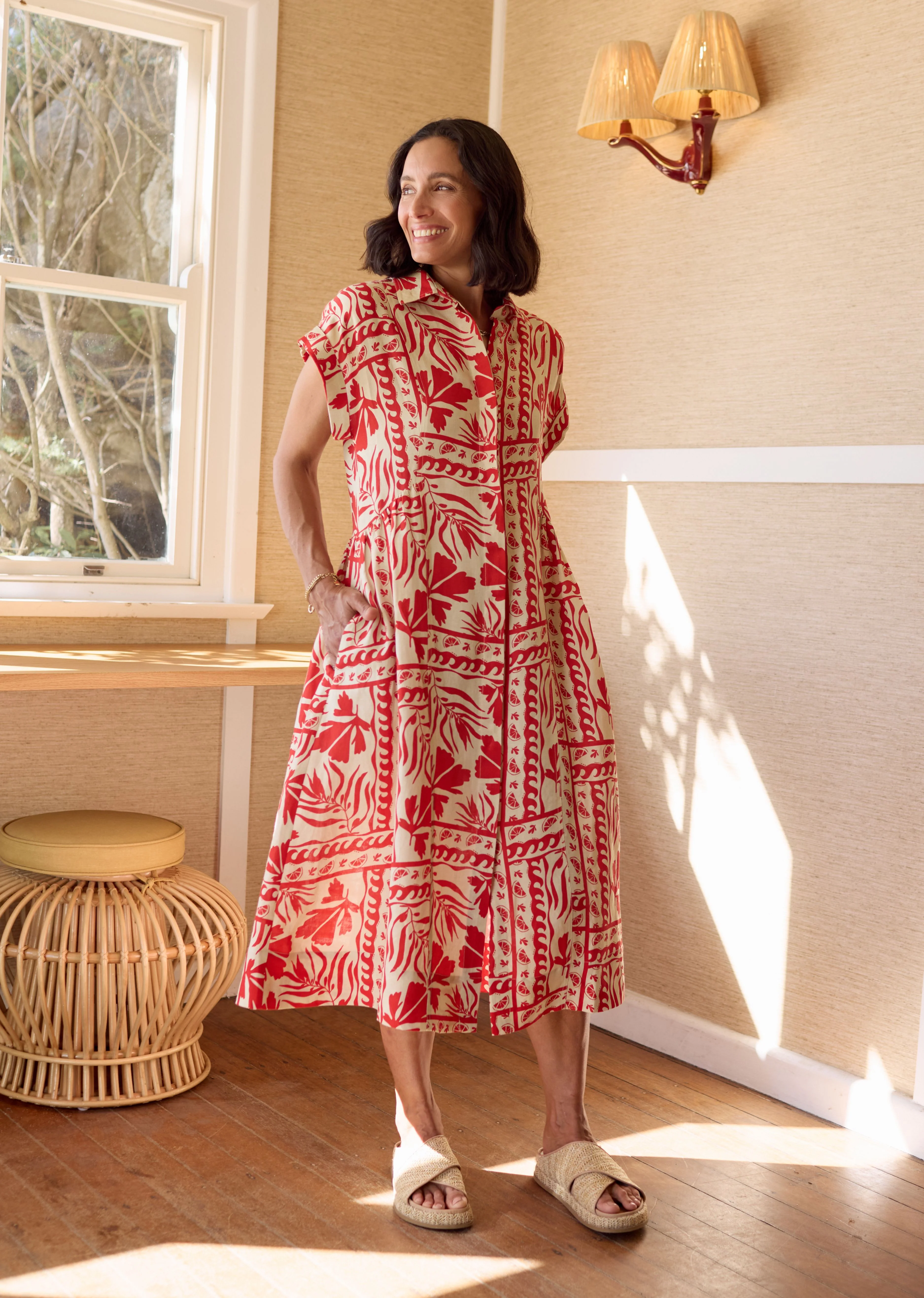 MARGOT SHIRTDRESS - SOLEIL PRINT - Image 6