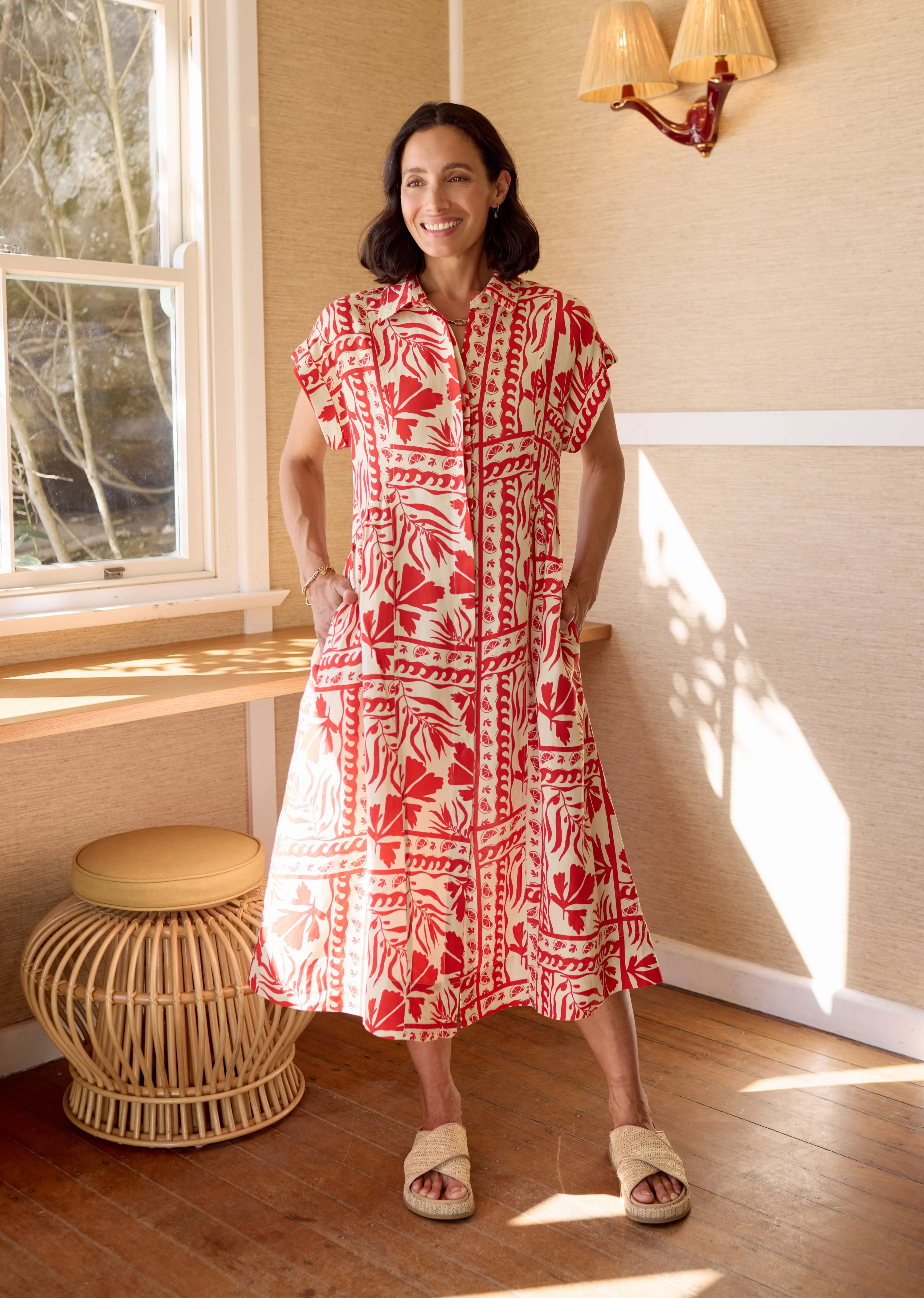 MARGOT SHIRTDRESS - SOLEIL PRINT - Image 9