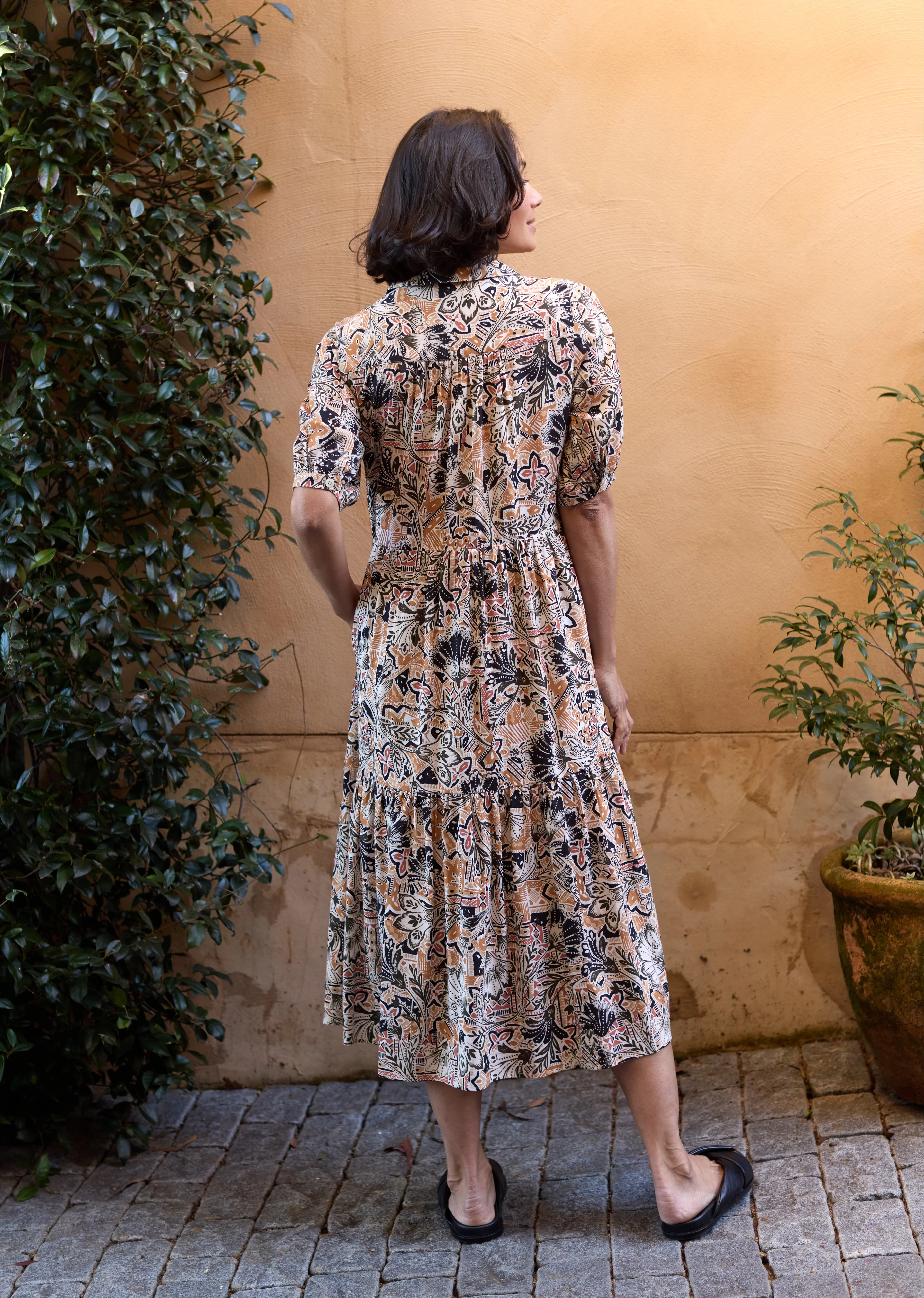 MARNIE PRINT DRESS - ZAHARA PRINT - PETITE - Image 3