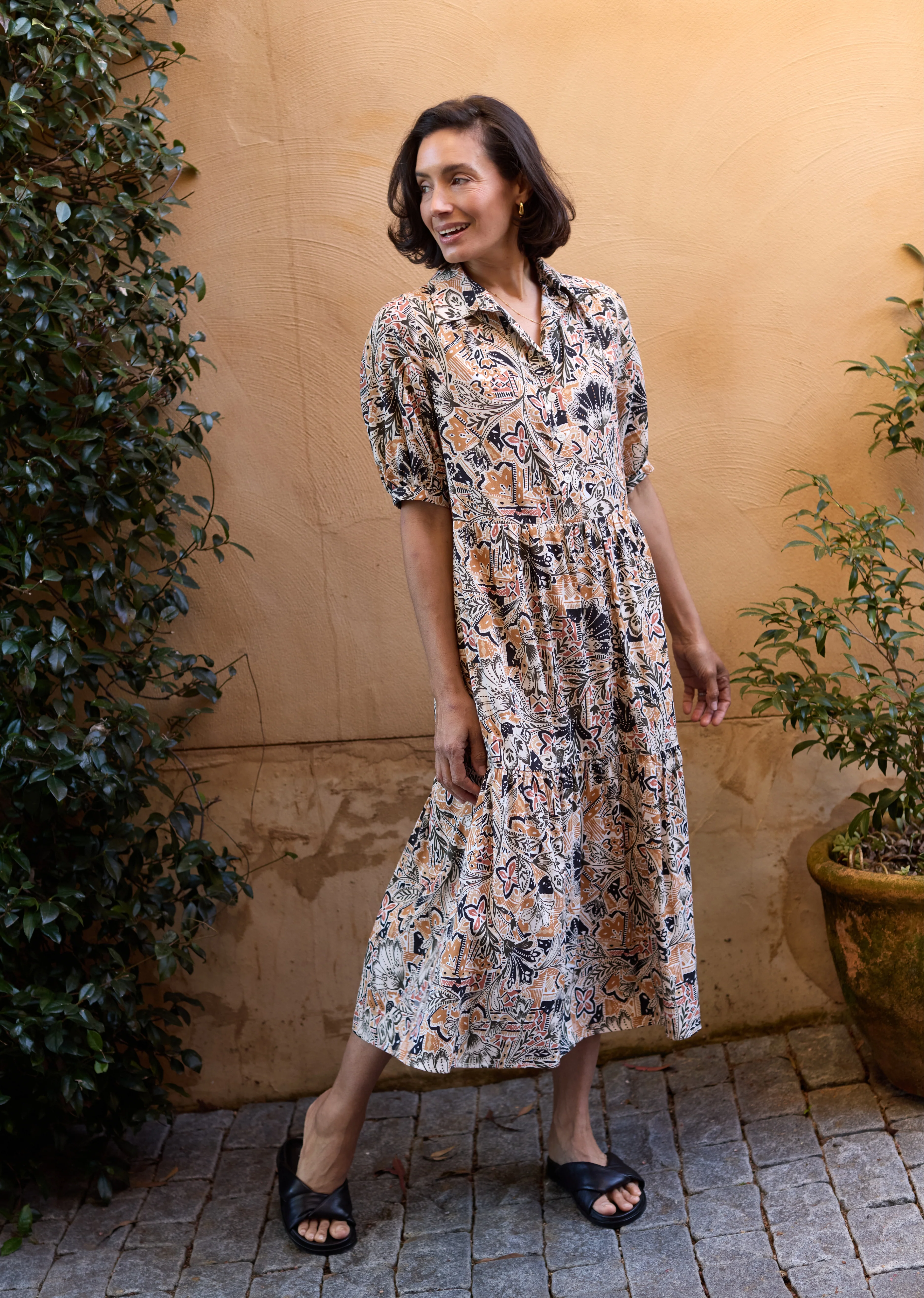 MARNIE PRINT DRESS - ZAHARA PRINT - PETITE - Image 7