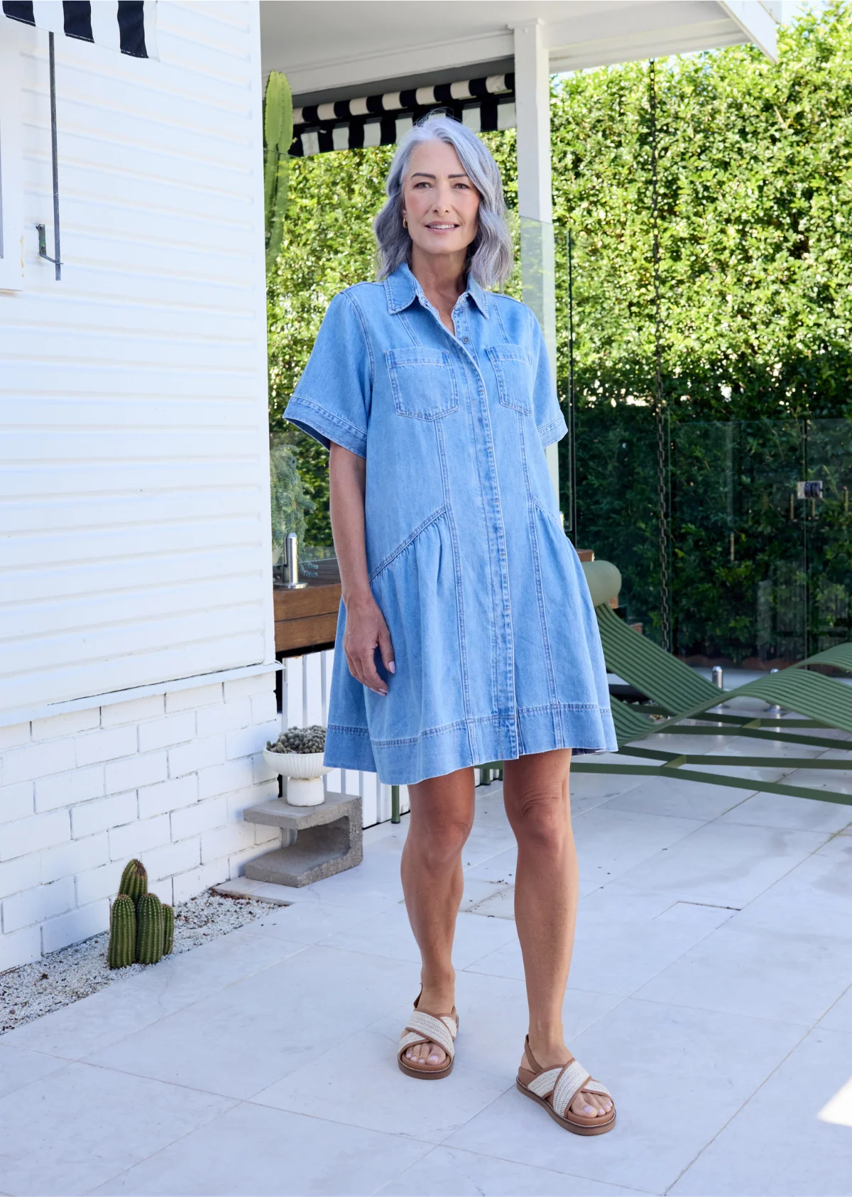MONTANA MINI DRESS - LIGHT BLUE - Image 10
