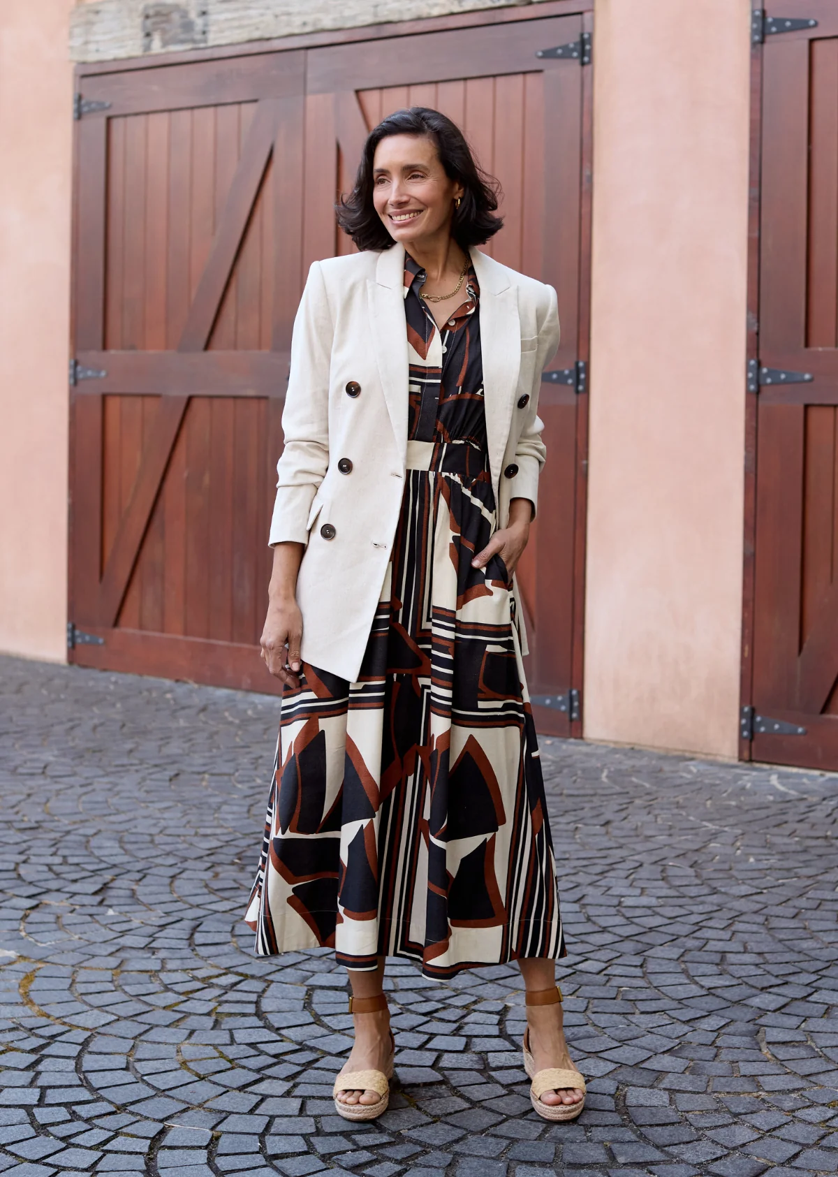 REMY BLAZER - STONE - Image 8
