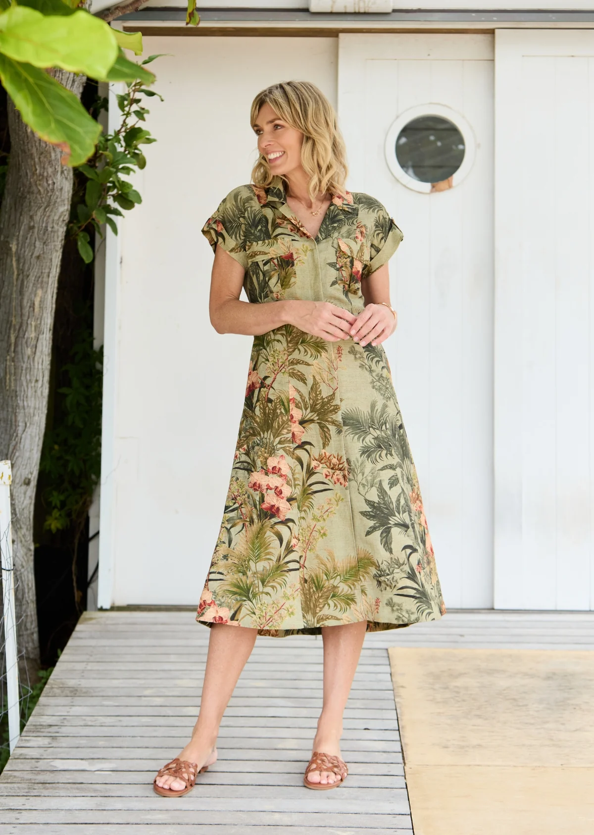SABINE SHIRTDRESS - ISOLA PRINT - Image 6