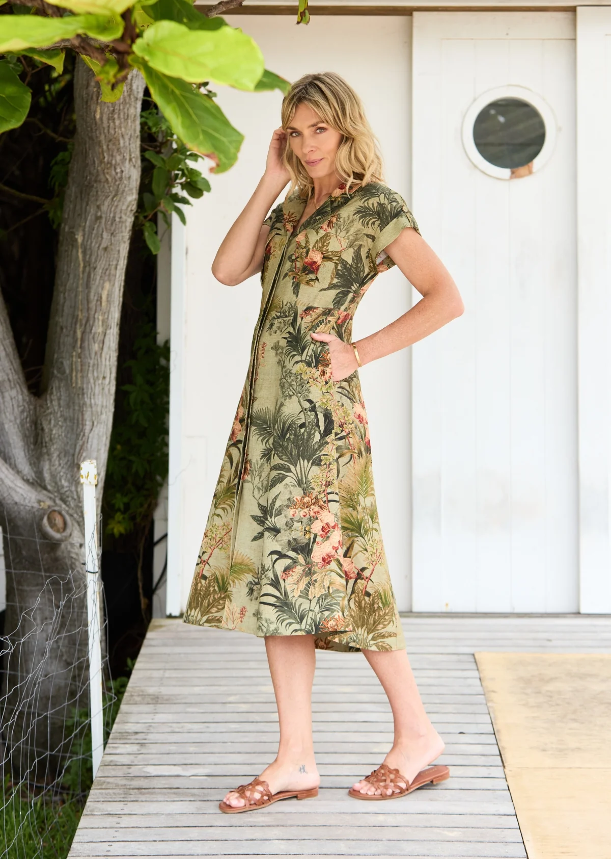 SABINE SHIRTDRESS - ISOLA PRINT - Image 8