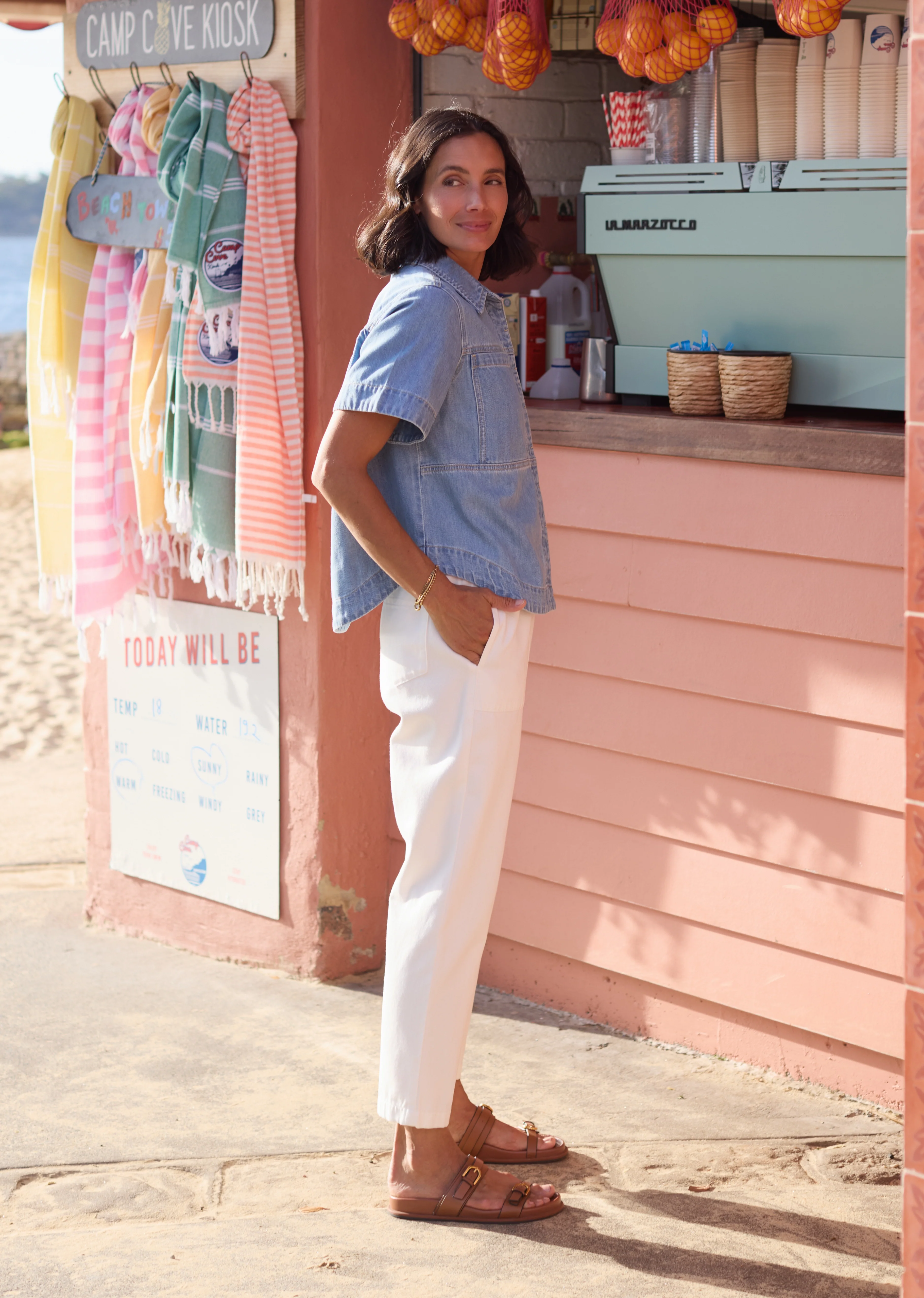 SADIE DENIM SHIRT - LIGHT BLUE - Image 8