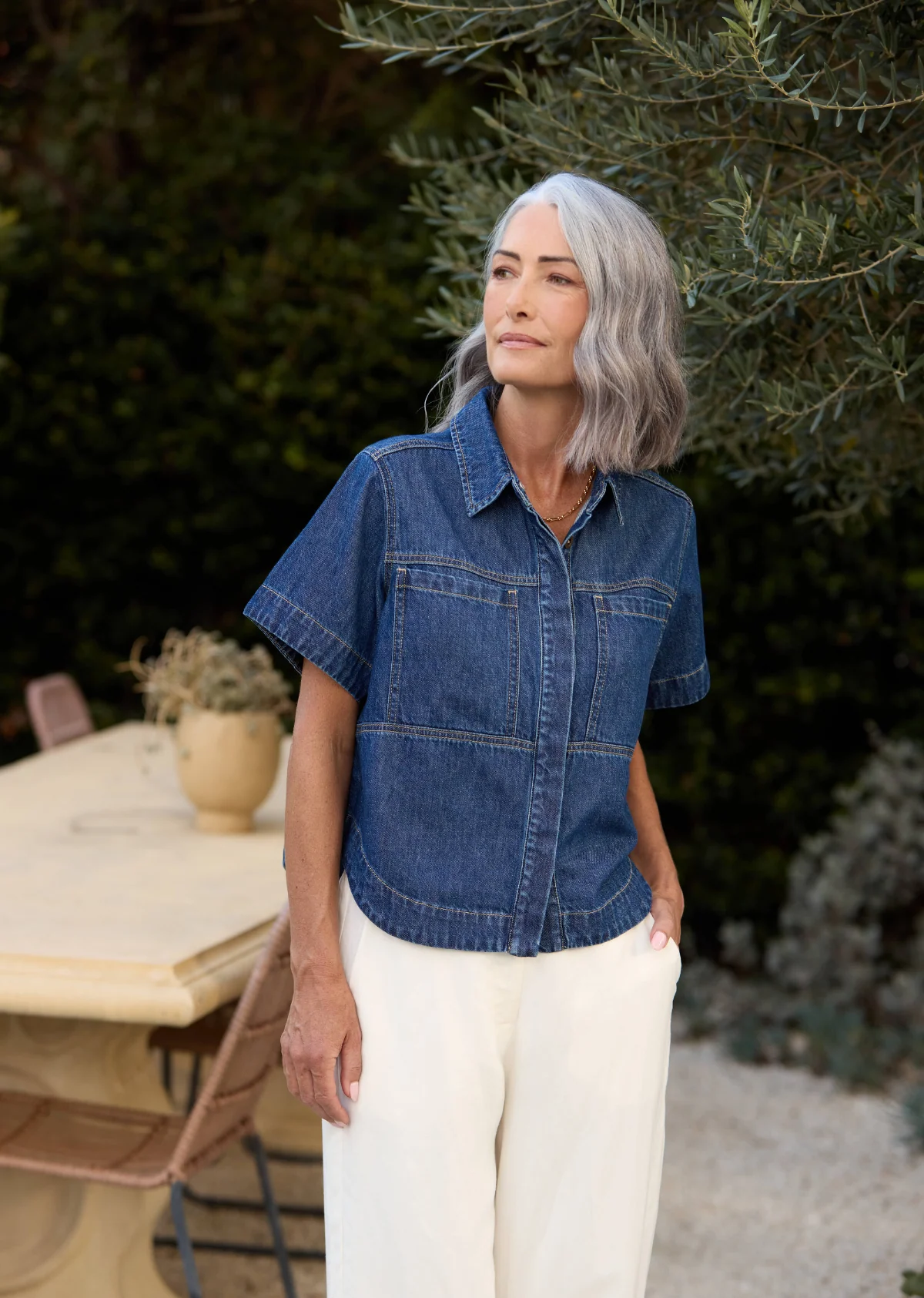 SADIE DENIM SHIRT - Image 10