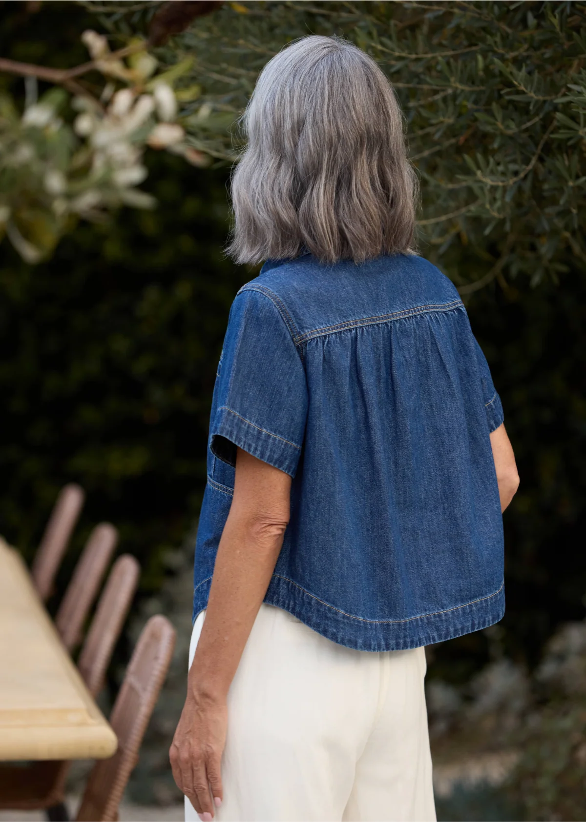 SADIE DENIM SHIRT - Image 4