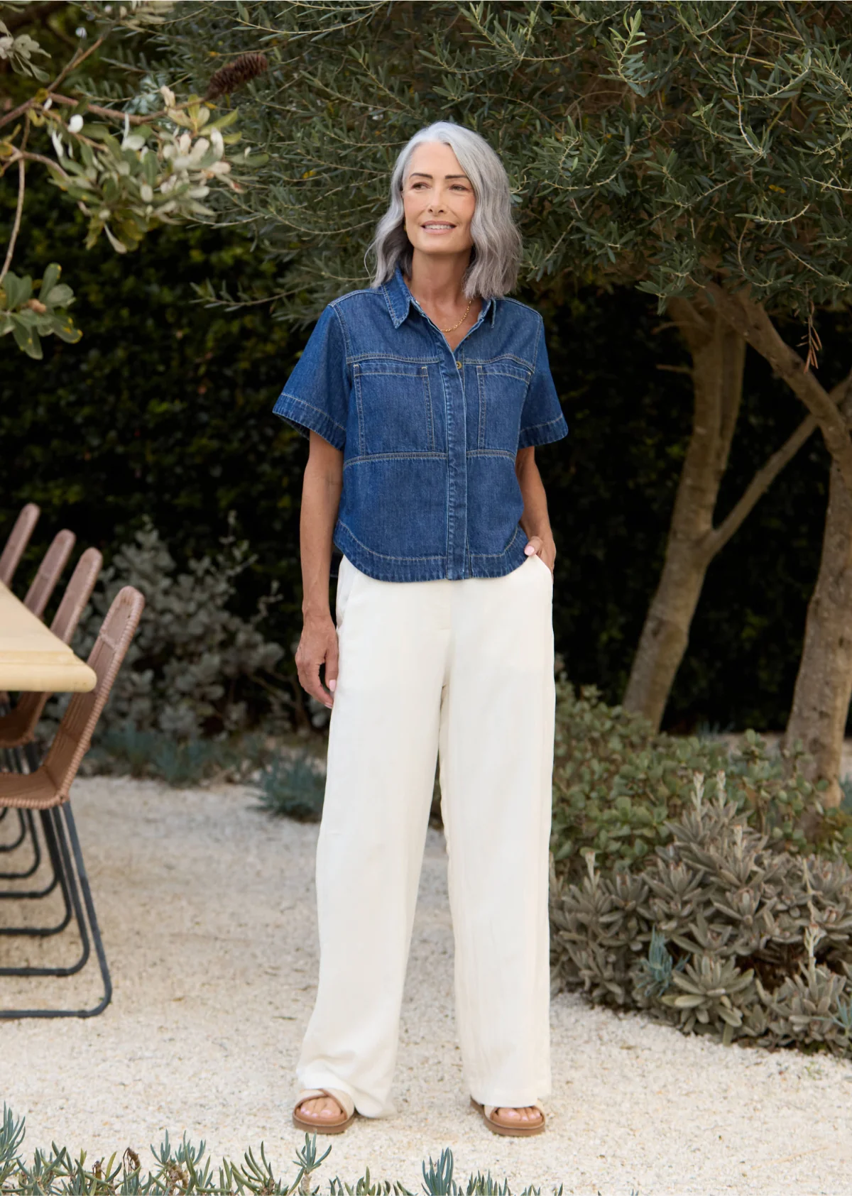 SADIE DENIM SHIRT - Image 7