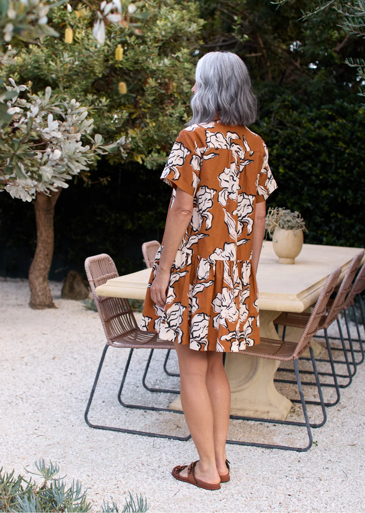 SADIE MINI DRESS - PEONY PRINT - Image 3