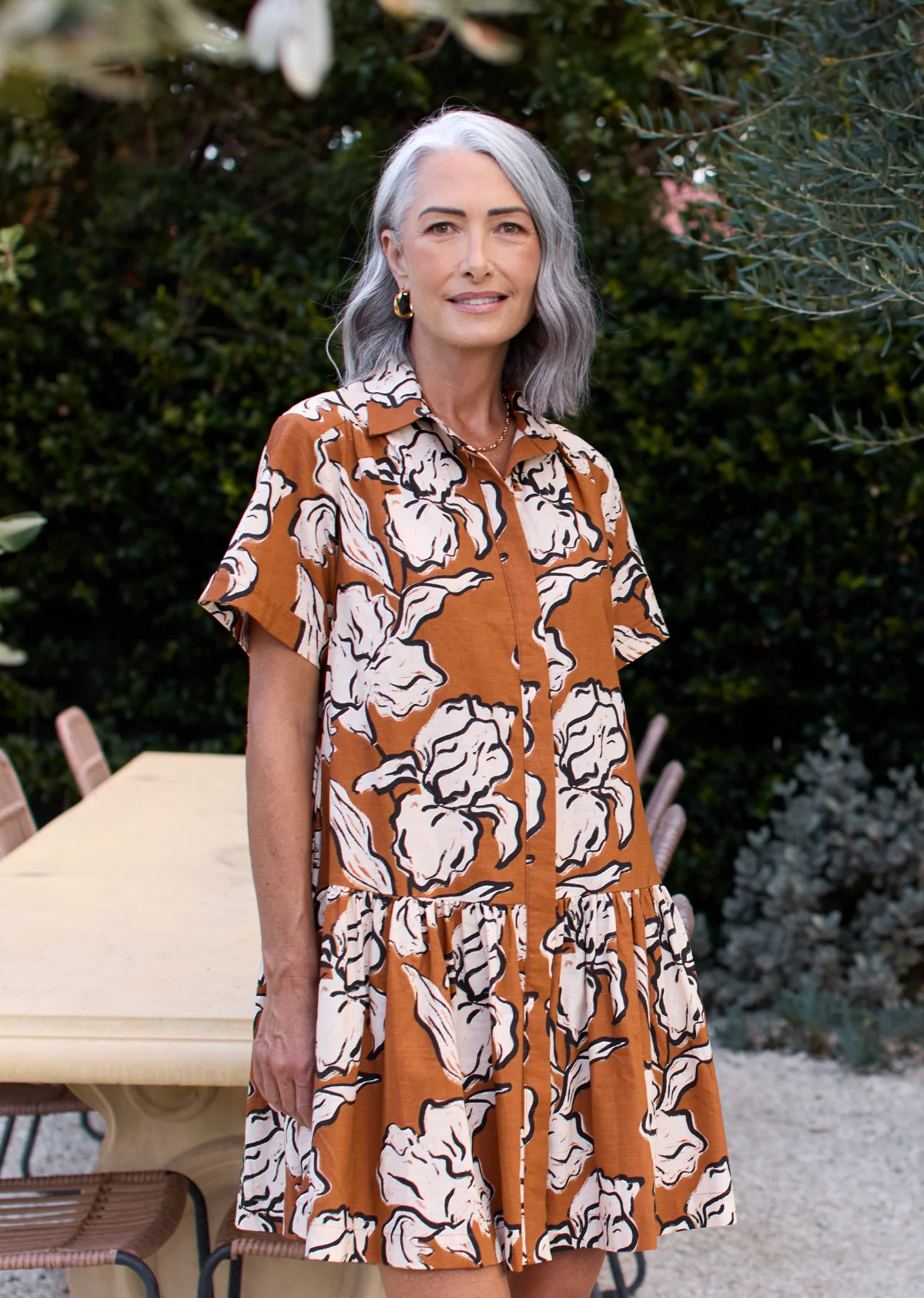 SADIE MINI DRESS - PEONY PRINT - Image 5