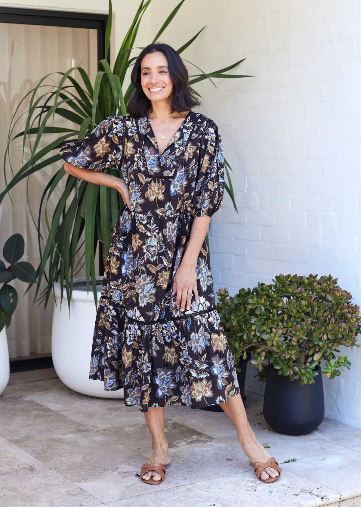 SASKIA DRESS - ZINGARA PRINT - Image 3