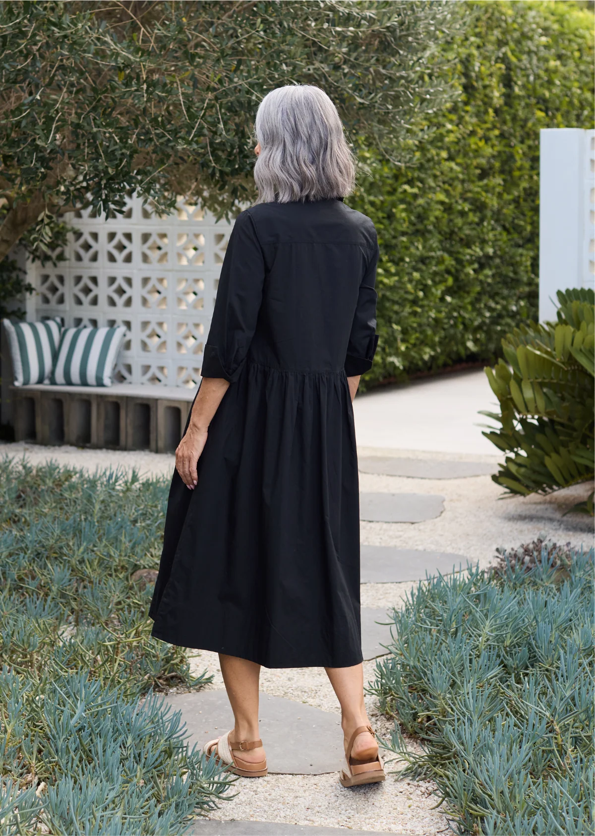 SUSIE SHIRTDRESS - BLACK - Image 3