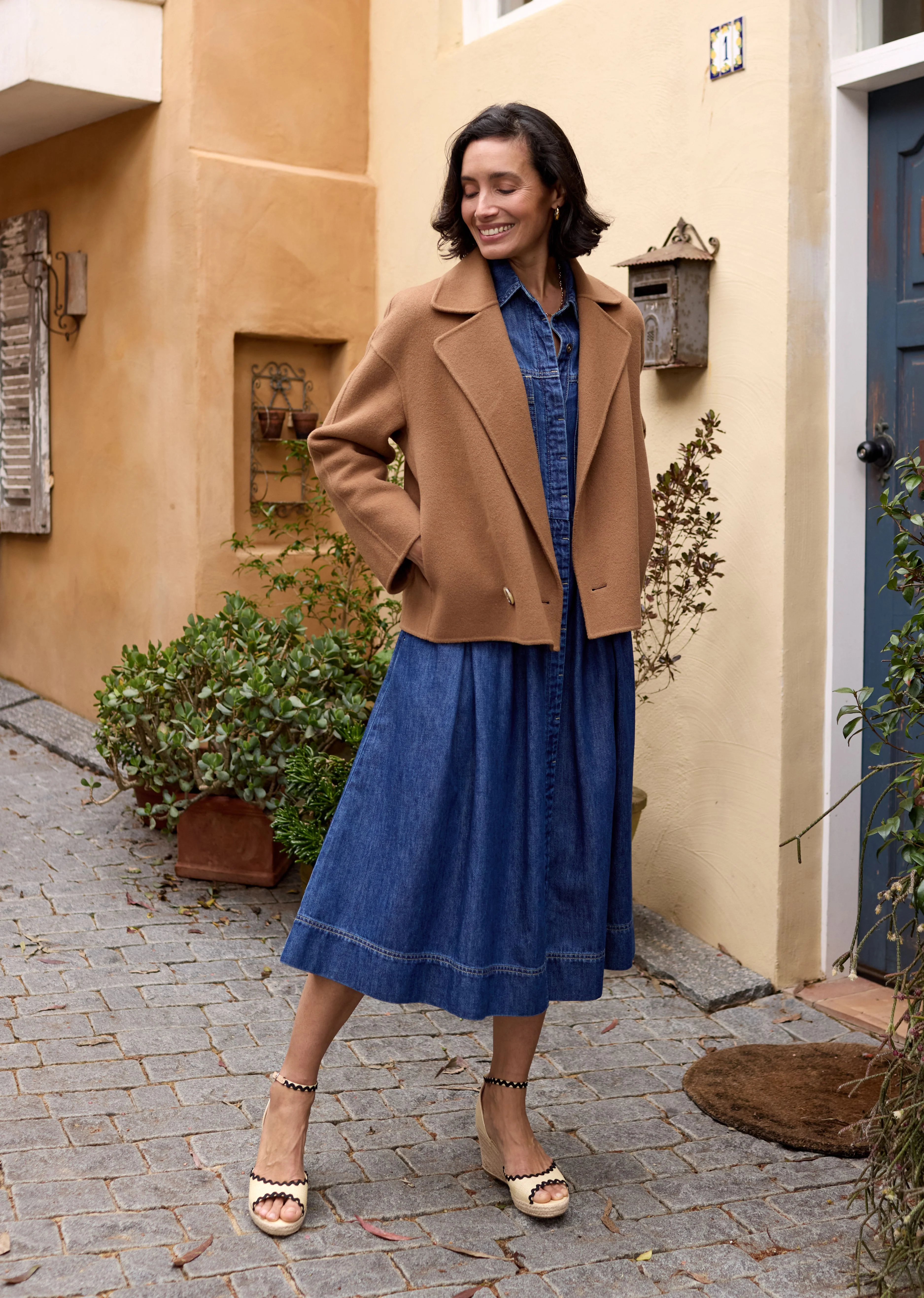 WINSLOW CROP JACKET - CAMEL - Image 5